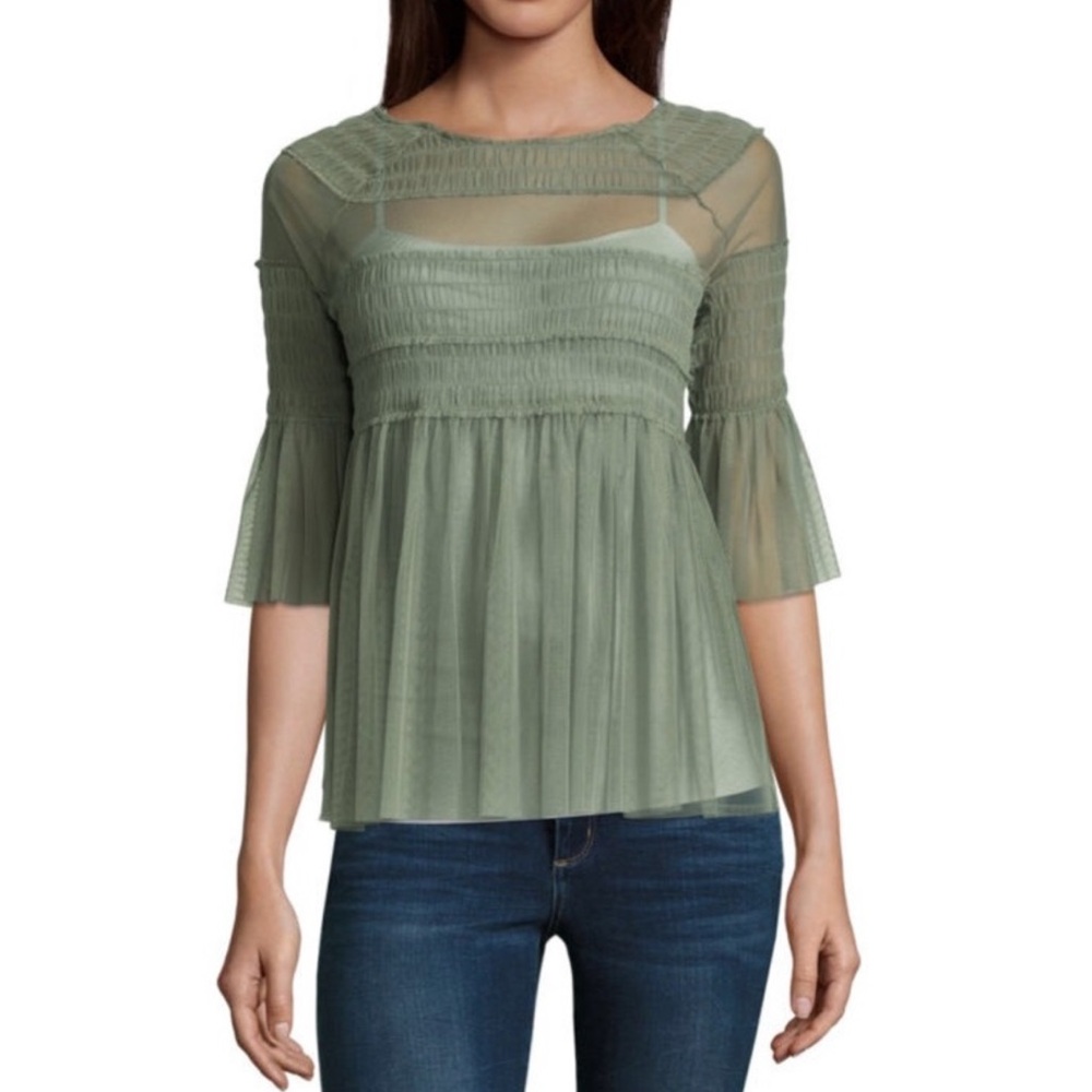 Belle Sky Sheer Top